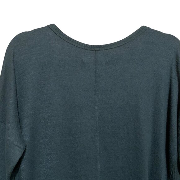 Abercrombie & Fitch Sweater Green Long Sleeve V-Neck Soft A&F Cozy XL Classic - Picture 8 of 14